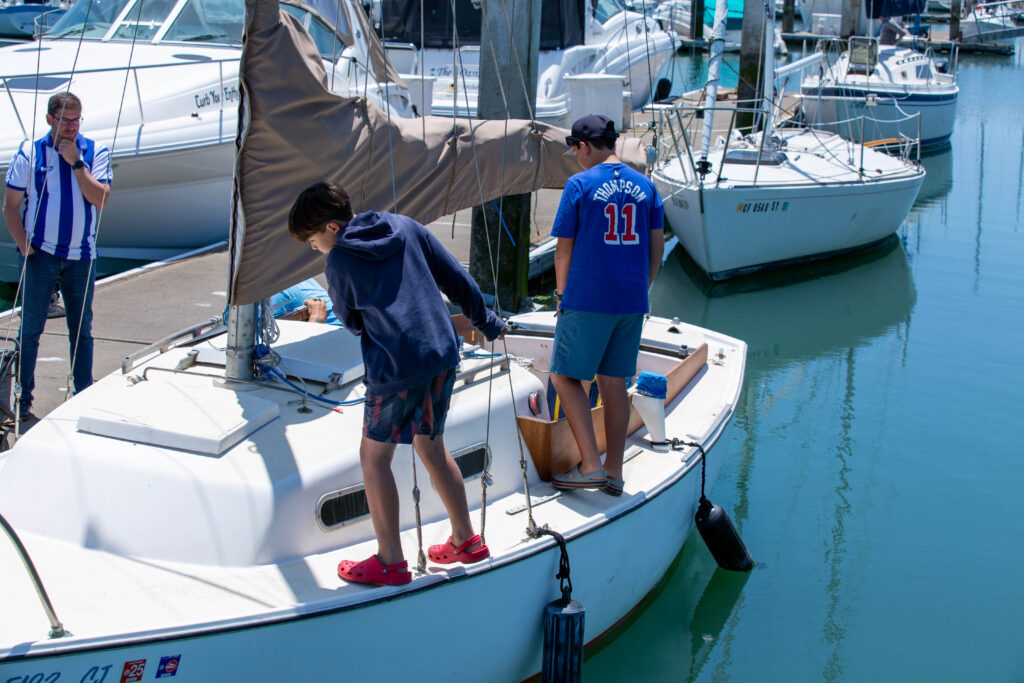 Troop boat Whitecaps