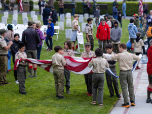 Memorial Day Flag Planting