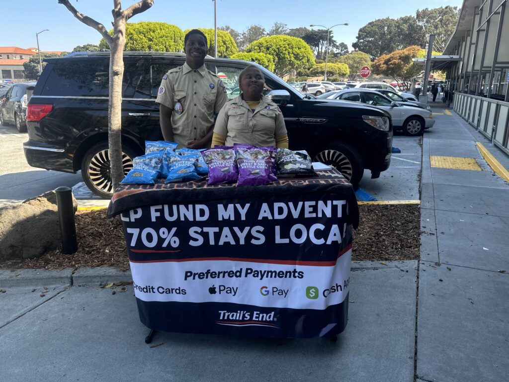 Boy scout fundraising popcorn sales