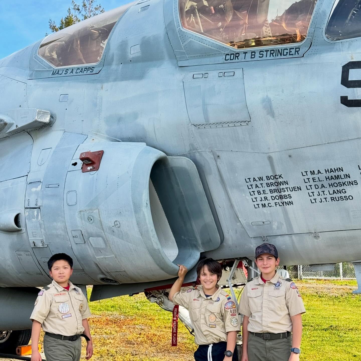 Aviation Merit Badge Class at Pacific Coast Air Museum in Santa Rosa