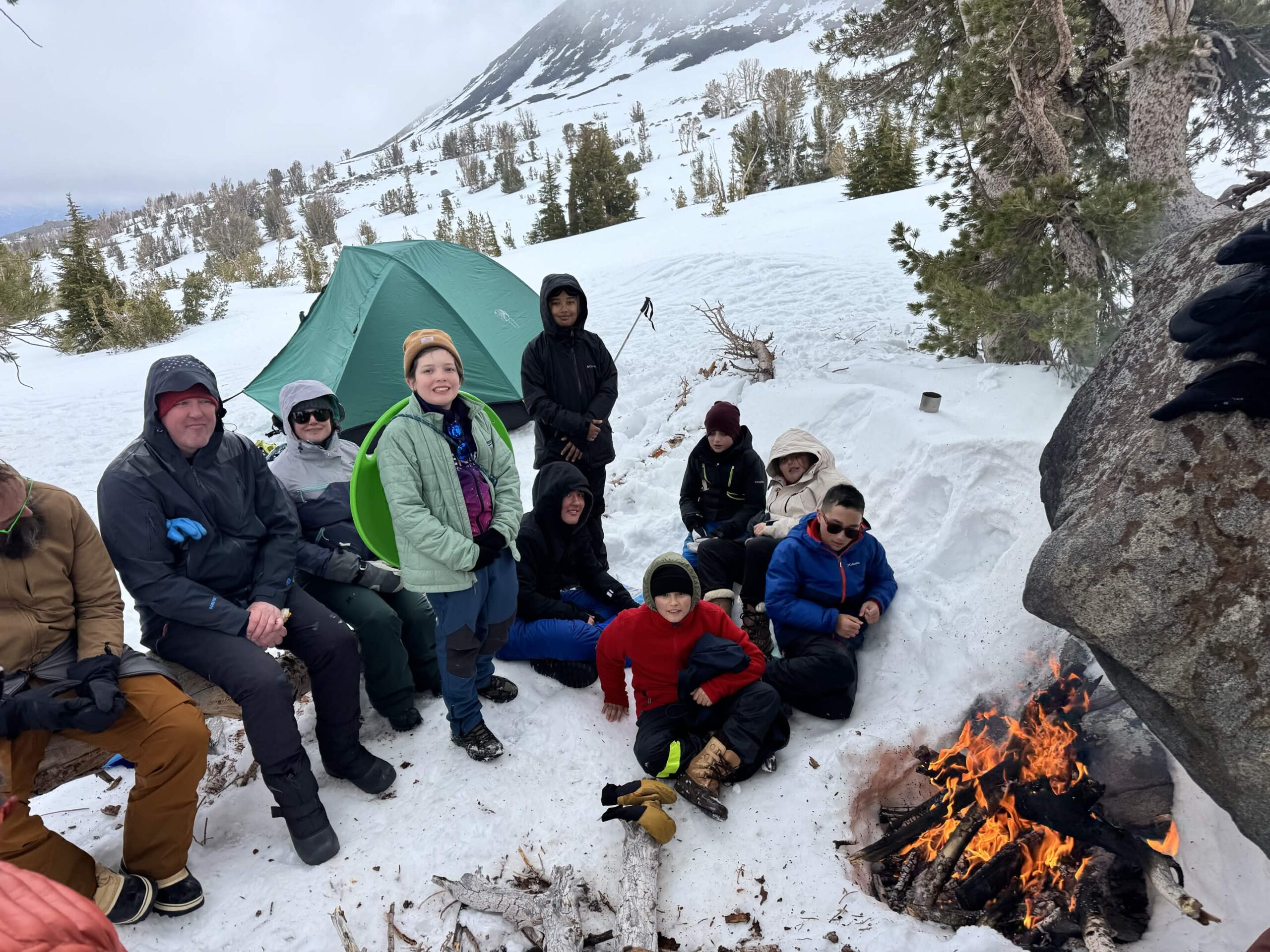 Carson Pass Snowshoe Camp