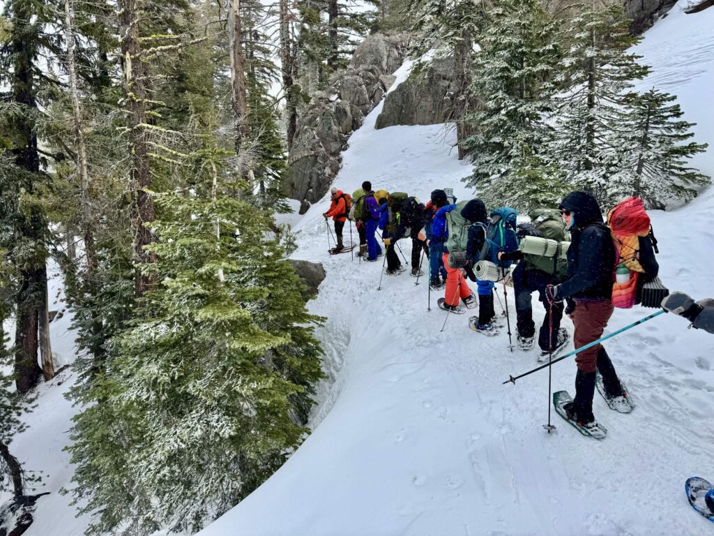 Carson Pass Snowshoe Camp