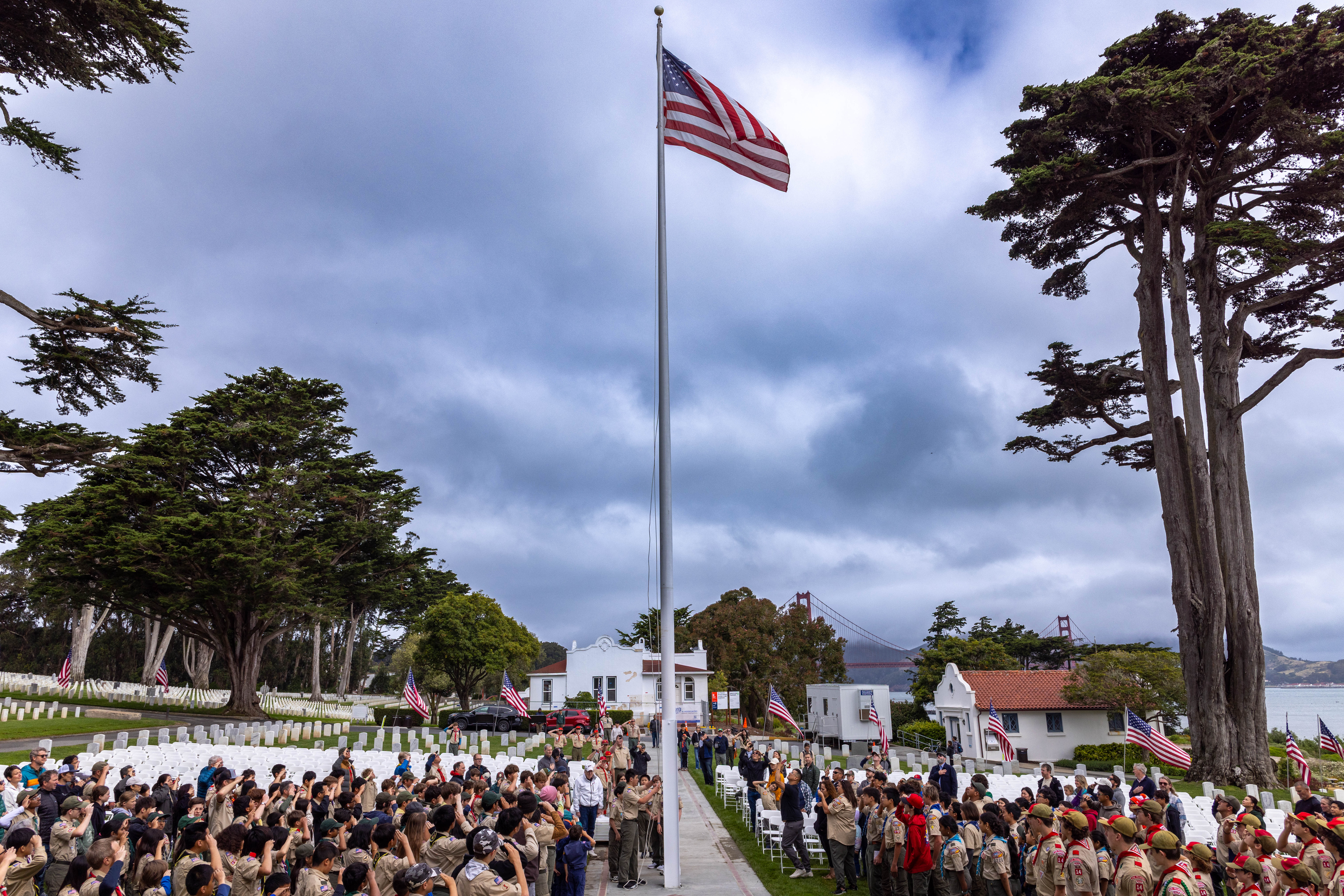 Memorial Day Flag Planting