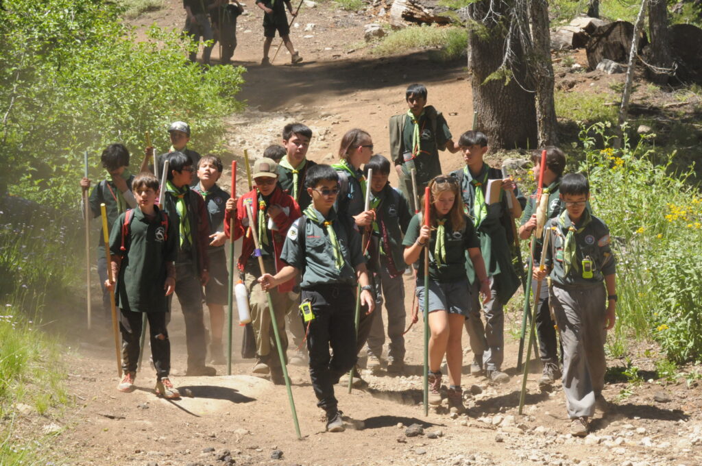 a week of outdoor adventure at White Stag Sierra, a premier Scout leadership and skills training camp set in the beautiful Sierra Nevada mountains
